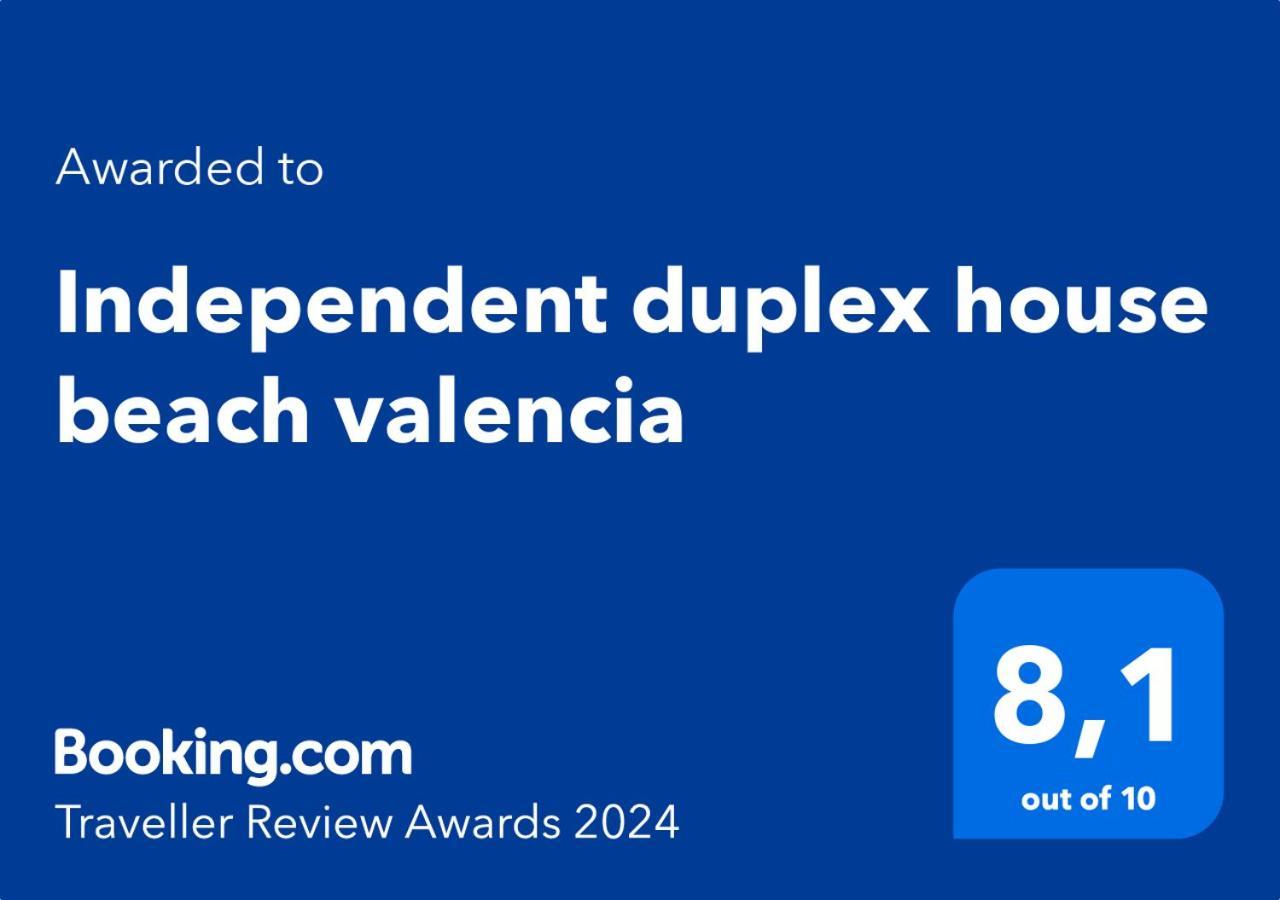 Independent Duplex House Beach Valencia Apartamento Exterior foto